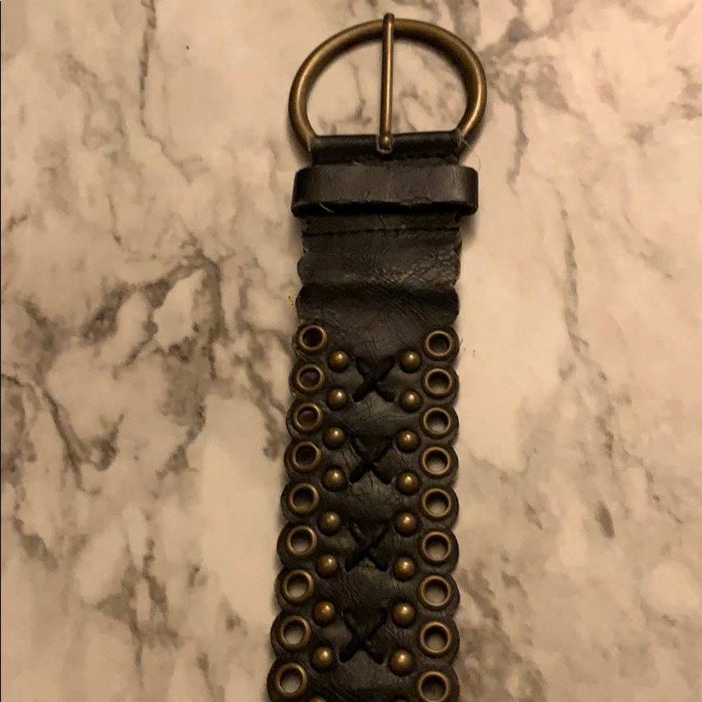 Women’s decorative belt black